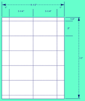 3 1/4" X 2" U.S. Postal Service Tray Tags