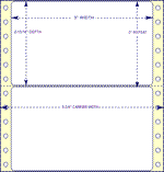 5" X 2 15/16" Pin Feed Labels (EDP)