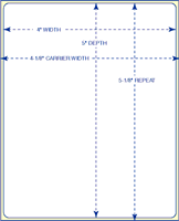 4" X 5"  TT-Labels No Perf On Rolls
