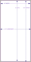 4" X 8"   TT-Labels No Perf On Rolls
