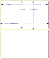 5" X 3"  TT-Labels No Perf On Rolls