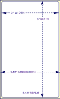 3" X 5"  Industrial Grade Direct Thermal Labels | 12" OD | 3" Core Jumbo Rolls