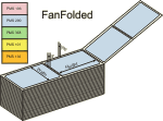 4" X 6"  TT-Labels Perfed Fan Folded