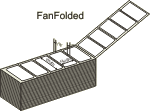 4" X 3"  TT-Labels Perfed Fan Folded