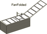 3" X 2"  TT-Labels Perfed Fan Folded