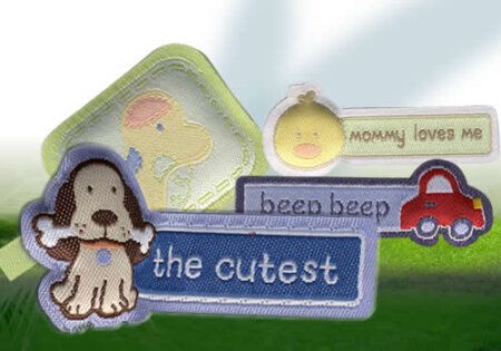 Pillow Woven Labels, Puff Labels, Yarn Injection Labels, or Padded Labels